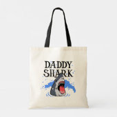 Tote Bag Daddy Shark - Grand Blanc (Dos)