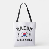 Tote Bag Daegu Corée du Sud (Dos)