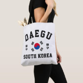Tote Bag Daegu Corée du Sud (De près)