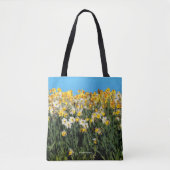 Tote Bag Daffodiles à deux tons étonnants Photographie flor (Devant)