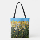 Tote Bag Daffodiles à deux tons étonnants Photographie flor (Dos)