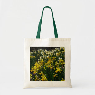 Tote Bag Daffodiles jaunes et blancs Fleurs de printemps