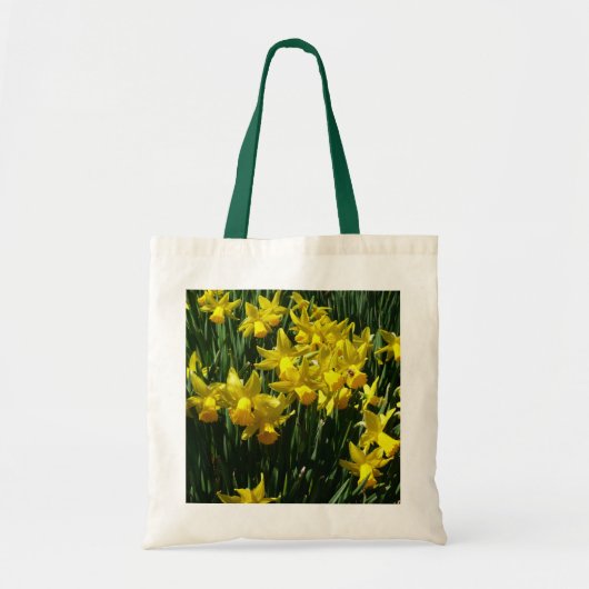 Tote Bag Daffodiles Jaunes I Fleurs De Printemps Cheveux (Devant)