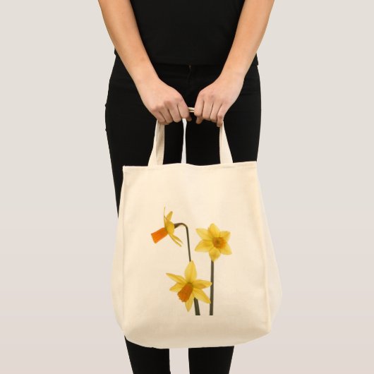 Tote Bag Daffodiques de printemps (Devant (produit))