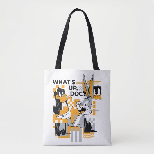 Tote Bag DAFFY DUCK™ & BUGS BUNNY™ Glitch (Devant)