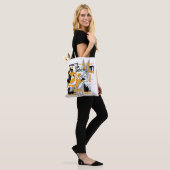 Tote Bag DAFFY DUCK™ & BUGS BUNNY™ Glitch (Sur le modèle)