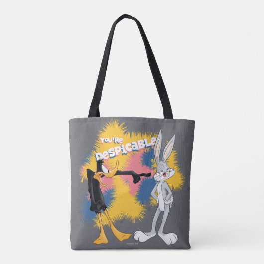 Tote Bag DAFFY DUCK™ & BUGS BUNNY™ "Vous êtes désespéré" (Dos)