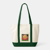 Tote Bag Dahlia rose et jaune (Dos)