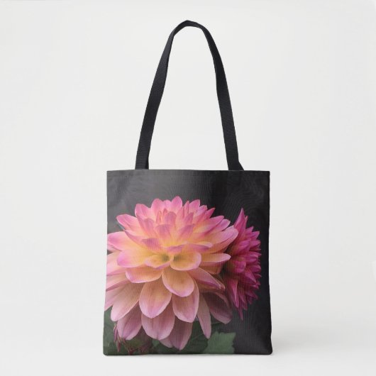 Tote Bag Dahlia rougeoyant (Devant)