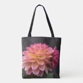 Tote Bag Dahlia rougeoyant (Dos)