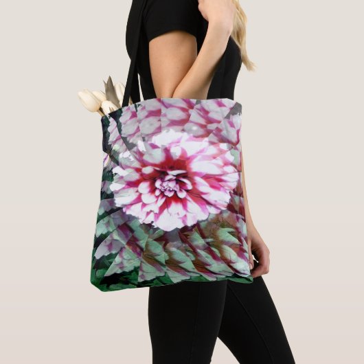 Tote Bag Dahlia twirl..... (De près)