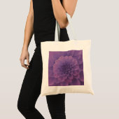 Tote Bag Dahlia violet (Devant (produit))