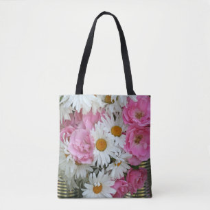 Tote Bag Daisées colorées estivales funky Fourre-tout
