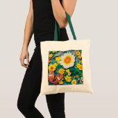 Tote Bag Daisies Mai (Devant (produit))