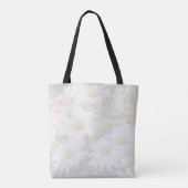 Tote Bag Daisy Arrière - plan Yellow et Grey Bridesmaid (Dos)