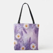 Tote Bag Daisy Dreams & Lavender Fields Fourre-tout (Dos)