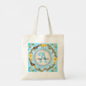 Tote Bag Daisy Jaune Monogramme (Dos)