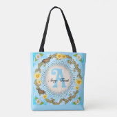 Tote Bag Daisy Jaune Monogramme  (Dos)
