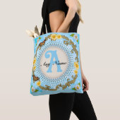 Tote Bag Daisy Jaune Monogramme  (De près)