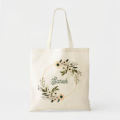 Tote Bag Daisy personnalisé fourre-tout (Devant)