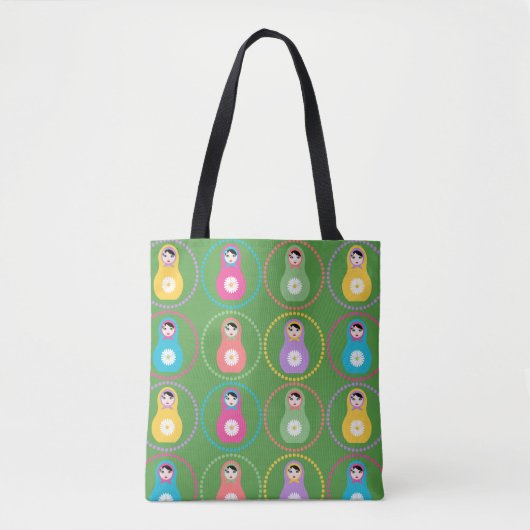 Tote Bag Daisyflower Matryoshka (Devant)