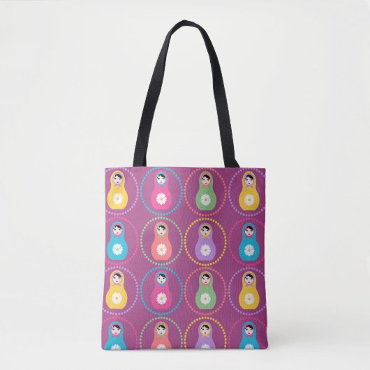 Tote Bag Daisyflower Matryoshka (Devant)