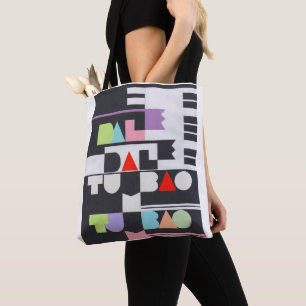 Tote Bag Dale Tumbao Papier Collage Fourre-tout