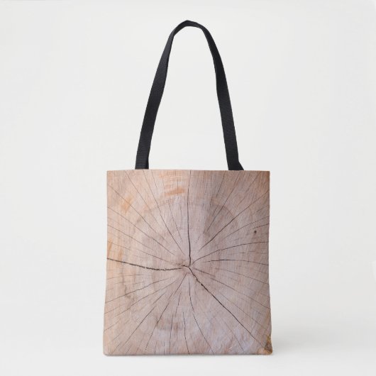 Tote Bag dalle en bois Brown (Devant)