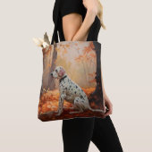 Tote Bag Dalmatien en automne Feuilles automne Inspirer (De près)
