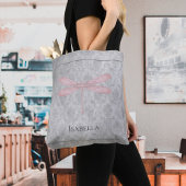 Tote Bag Damas de libellule rose