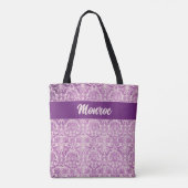 Tote Bag Damas rose violet (Dos)