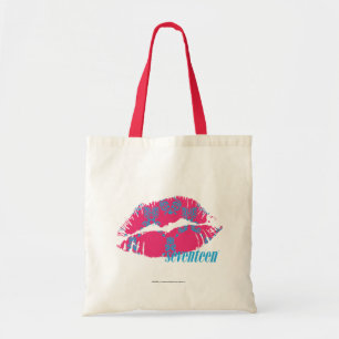 Tote Bag Damassé Aqua-Magenta