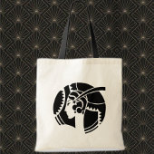 Tote Bag Dame Art déco
