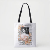 Tote Bag Dame aux fleurs (Devant)