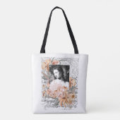 Tote Bag Dame aux fleurs (Dos)