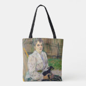 Tote Bag Dame avec un chien (Dos)