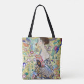 Tote Bag Dame avec un ventilateur, Gustav Klimt (Dos)