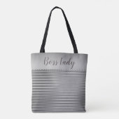 Tote Bag Dame Boss Silver Sleek (Dos)