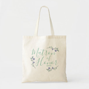 Tote Bag Dame de honneur, lavande et Fourre-tout floral