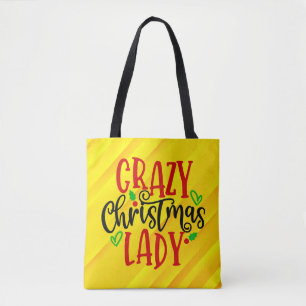 Tote Bag Dame de Noël folle-84654