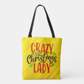 Tote Bag Dame de Noël folle-84654 (Dos)