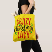 Tote Bag Dame de Noël folle-84654 (De près)