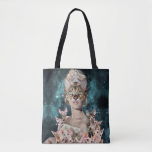 Tote Bag Dame du chat