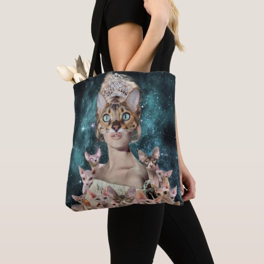 Tote Bag Dame du chat (De près)