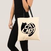 Tote Bag Dame du chat (Devant (produit))