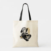 Tote Bag Dame et hibou (Dos)