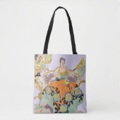 Tote Bag Dame festive Art Déco (Devant)