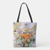 Tote Bag Dame festive Art Déco (Dos)