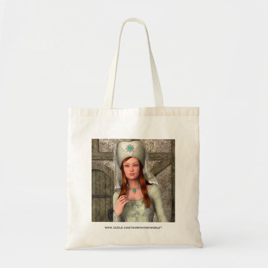 Tote Bag Dame médiévale (Devant)