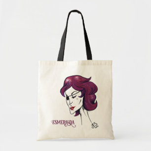 Tote Bag Dame Pirate Violette Portrait de Femme Original Ar